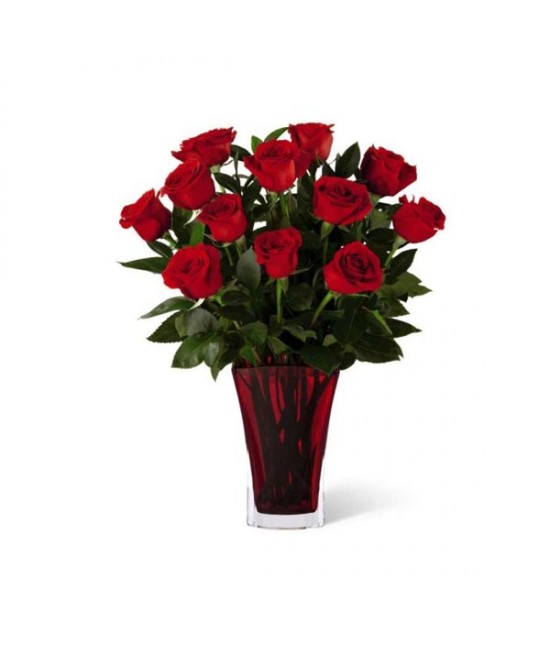 The FTD In Love with Red Roses Bouquet The FTD In Love with Red Roses Bouquet
